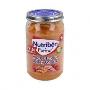 NUTRIBEN POLLO Y TERNERA CON VERDURITAS POTITO 2