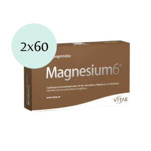 VITAE MAGNESIUM 6 PACK 2X60 COMPRIMIDOS
