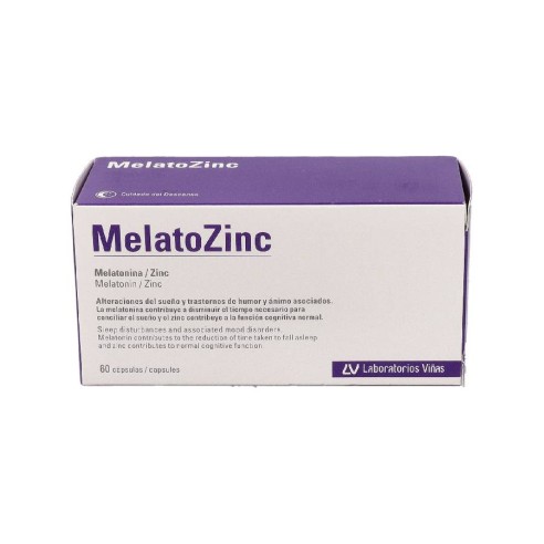 MELATOZINC 1 MG 60 CAPS