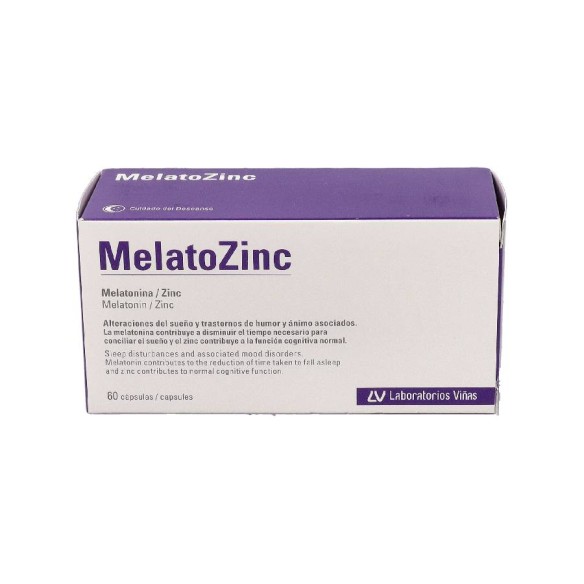 MELATOZINC 1 MG 60 CAPS
