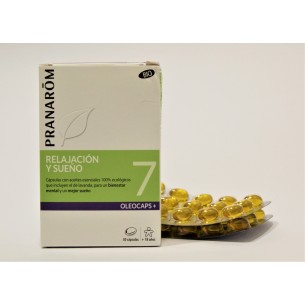 PRANAROM OLEOCAPS 7 RELAJACION Y SUEÑO 30 CAPS 2