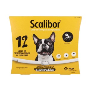 SCALIBOR 40 mg/g 1 COLLAR BLANCO 48 cm