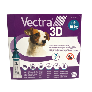 VECTRA 3D 87/7,7/635 mg SOLUCION SPOT-ON PARA PERROS 4-10... 2