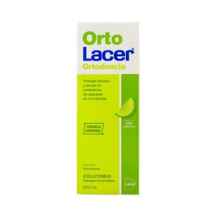 ORTOLACER ORTODONCIA COLUTORIO 500 ML SABOR LIMA FRESCA