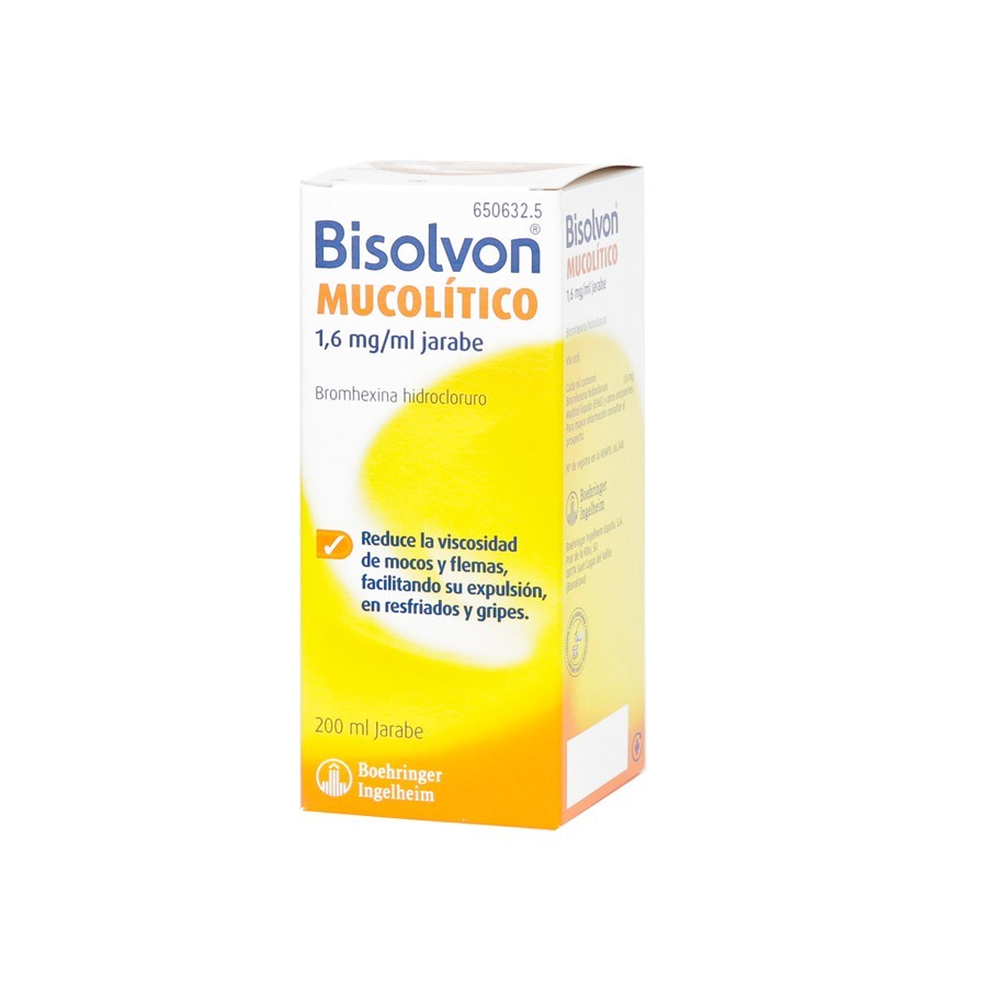Farmacias del Ahorro, Bisolvon Bisolsek 200 mg jarabe oral 120 ml