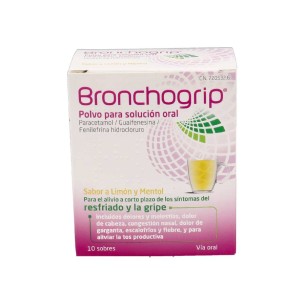 BRONCHOGRIP 10 SOBRES POLVO PARA SOLUCION ORAL