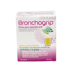 BRONCHOGRIP 10 SOBRES POLVO PARA SOLUCION ORAL 2