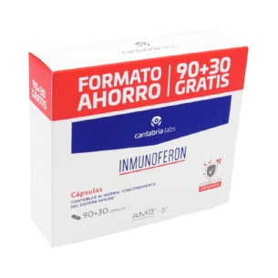 INMUNOFERON 90 Y 30 CAPSULAS GRATIS
