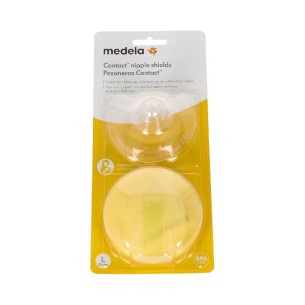 MEDELA PEZONERA CONTACT SILICONA T - L 24MM 2 U