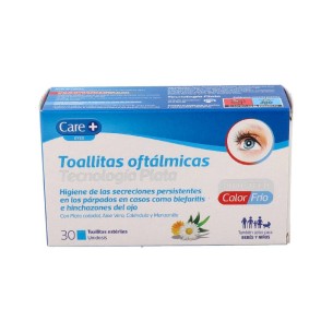 CARE TOALLITAS OFTALMICAS TECNOLOGIA PLATA 30UD