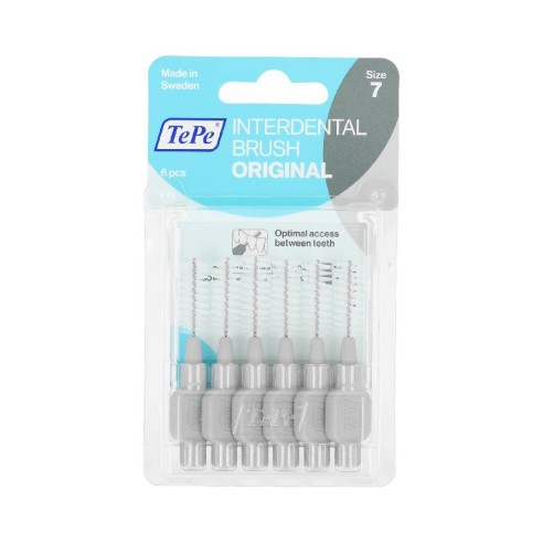 TEPE CEPILLO INTERDENTAL 1.3MM 7 ISO GRIS 6UND
