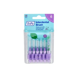 TEPE CEPILLO INTERDENTAL 1.1MM 6 ISO MORADO 6 UND