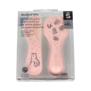 SUAVINEX CEPILLO Y PEINE INFANTIL  ROSA