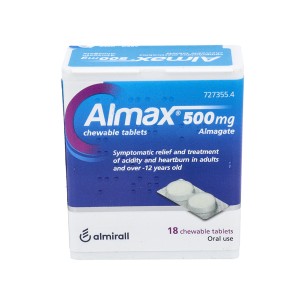ALMAX 500 MG 18 COMPRIMIDOS MASTICABLES 2