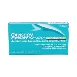 GAVISCON 24 COMPRIMIDOS MASTICABLES (SABOR MENTA) 2