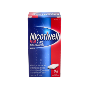 NICOTINELL FRUIT 2 MG 96 CHICLES MEDICAMENTOSOS 2