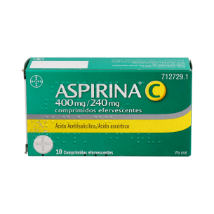 ASPIRINA C 400 mg/240 mg 10 COMPRIMIDOS EFERVESCENTES 2