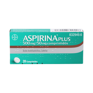 ASPIRINA PLUS 500 mg/50 mg 20 COMPRIMIDOS 2