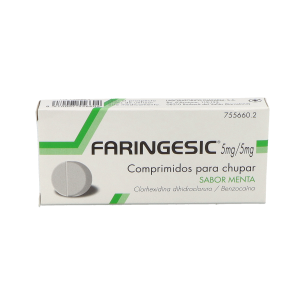FARINGESIC 5 mg/5 mg 20 COMPRIMIDOS PARA CHUPAR (SABOR... 2