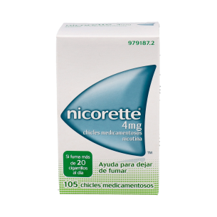 NICORETTE 4 mg 105 CHICLES MEDICAMENTOSOS 2