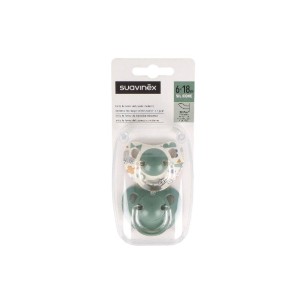 SUAVINEX CHUPETE SILICONA ANATOMICO CLASICO 6-18M 2 U