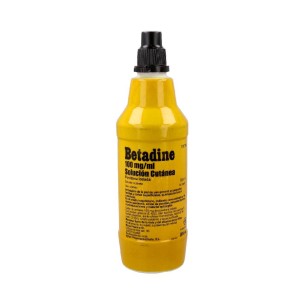 BETADINE 100 mg/ml SOLUCION CUTANEA 1 FRASCO 500 ml