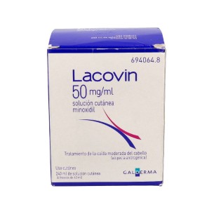 LACOVIN 50 MG/ML SOLUCION CUTANEA 4 FRASCOS 60 ML