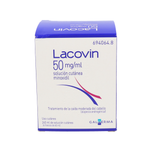 LACOVIN 50 MG/ML SOLUCION CUTANEA 4 FRASCOS 60 ML 2