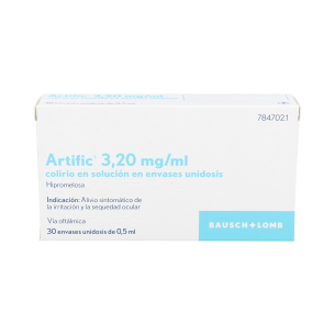 ARTIFIC 3,2 mg/ml COLIRIO EN SOLUCION 30 MONODOSIS 0,5 ml 2
