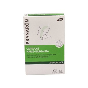 PRANAROM AROMAFORCE NARIZ GARGANTA 30 CAPSULAS