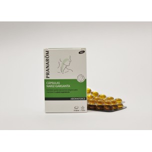 PRANAROM AROMAFORCE NARIZ GARGANTA 30 CAPSULAS 2