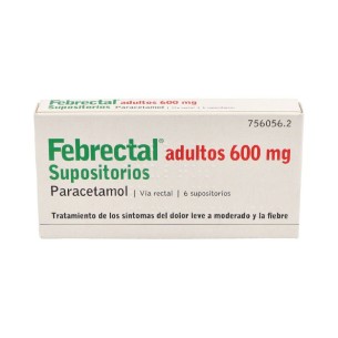 FEBRECTAL ADULTOS 600 MG 6 SUPOSITORIOS