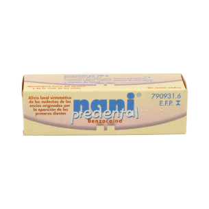 NANI PREDENTAL 50 mg/g GEL GINGIVAL 1 TUBO 10 ml 2