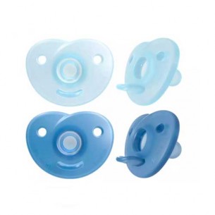 AVENT CHUPETE SILIC SOOTHIES 0-6 MESES 2 UNIDADES NIÑO