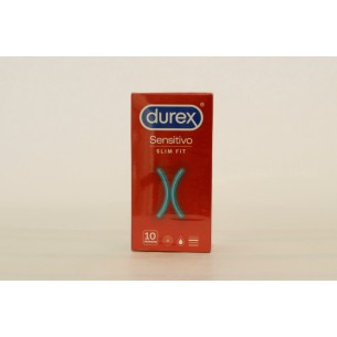 DUREX SENSITIVO SLIM FIT PRESERVATIVOS 10 U 2