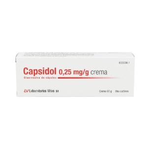 CAPSIDOL 0,25 mg/g CREMA 1 TUBO 60 g