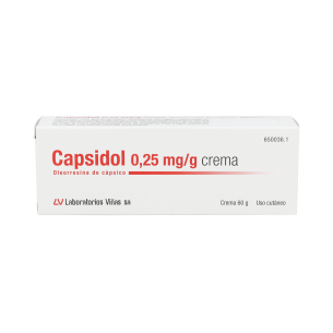 CAPSIDOL 0,25 mg/g CREMA 1 TUBO 60 g 2