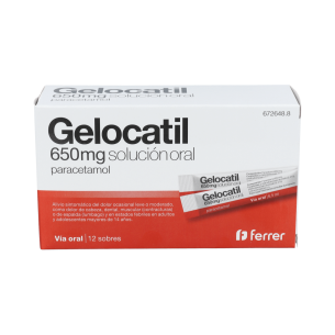 GELOCATIL 650 MG 12 SOBRES SOLUCION ORAL 2