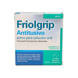 FRIOLGRIP ANTITUSIVO 10 SOBRES POLVO PARA SOLUCION ORAL