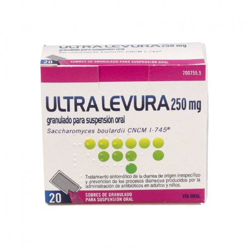 ULTRA-LEVURA 250 mg 20 SOBRES POLVO...