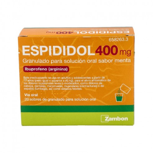 ESPIDIDOL 400 mg 20 SOBRES GRANULADO...