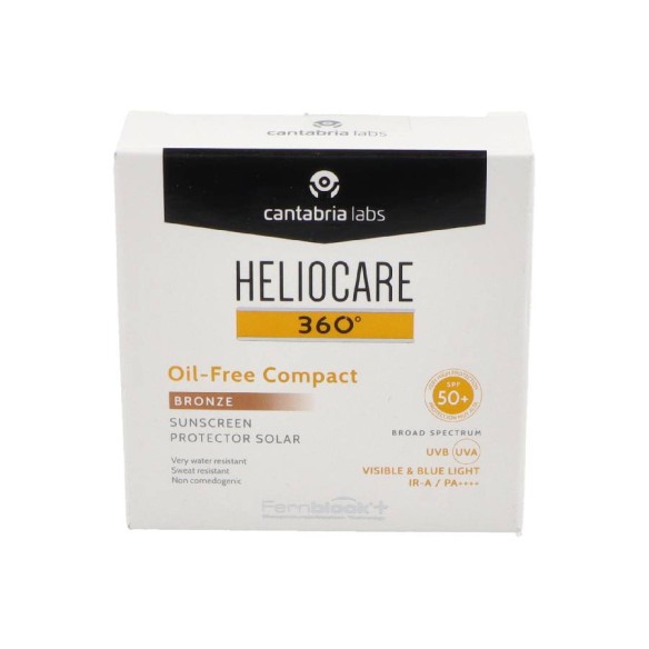 HELIOCARE 360º SPF 50 OIL-FREE COMPACT PROTECTOR SOLAR 10 G COLOR BRONZE