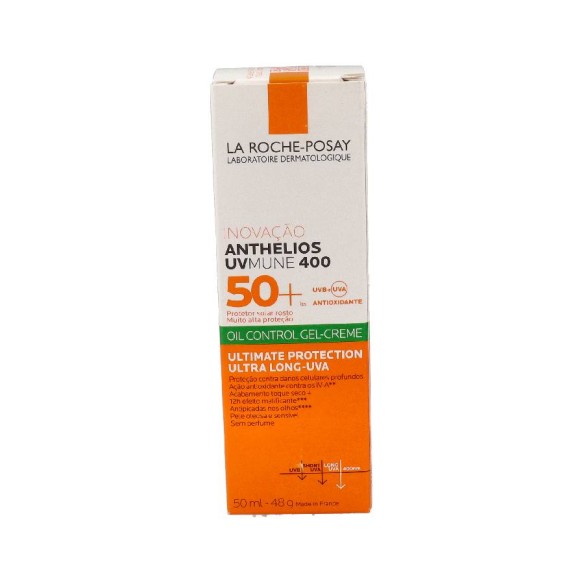 LA ROCHE POSAY ANTHELIOS XL SPF50 GEL CREMA TOQUE SECO SIN COLOR