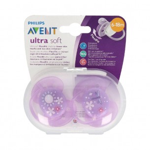 AVENT CHUPETE SILICONA PHILIPS ULTRASOFT DECORAD