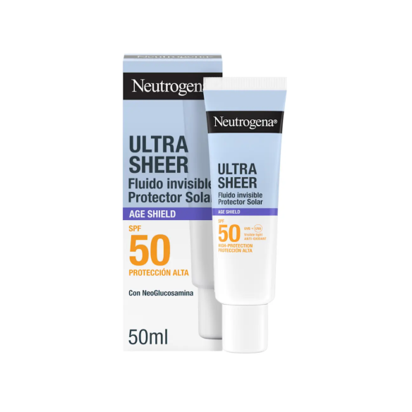 NUTROGENA ULTRA SHEER FLUIDO INVISIBLE ANTI-EDAD SPF 50 50ML