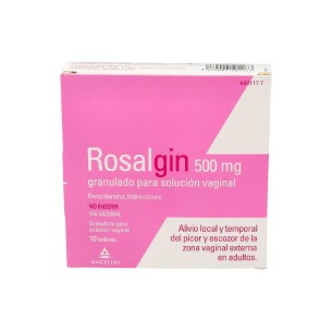ROSALGIN 500 mg 10 SOBRES GRANULADO PARA SOLUCION VAGINAL
