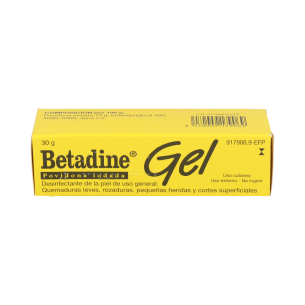 BETADINE 100 mg/g GEL CUTANEO 1 TUBO 30 g 2