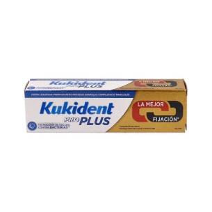 KUKIDENT PRO PLUS FIRMEZA MASTICAR SIN SABOR 40G