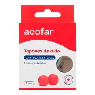 TAPONES OIDOS CERA Y RESINAS SINTETICAS ACOFARMA