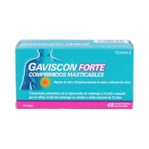 GAVISCON FORTE 48 COMPRIMIDOS MASTICABLES 2